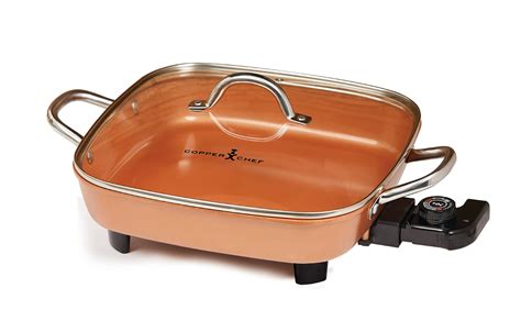 copper chef electric skillet box|12 inch copper chef skillet.